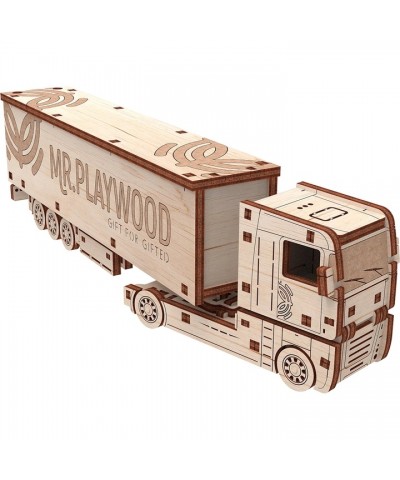 Mr. Playwood 110. Camión Pesado con Trailer. 88 piezas