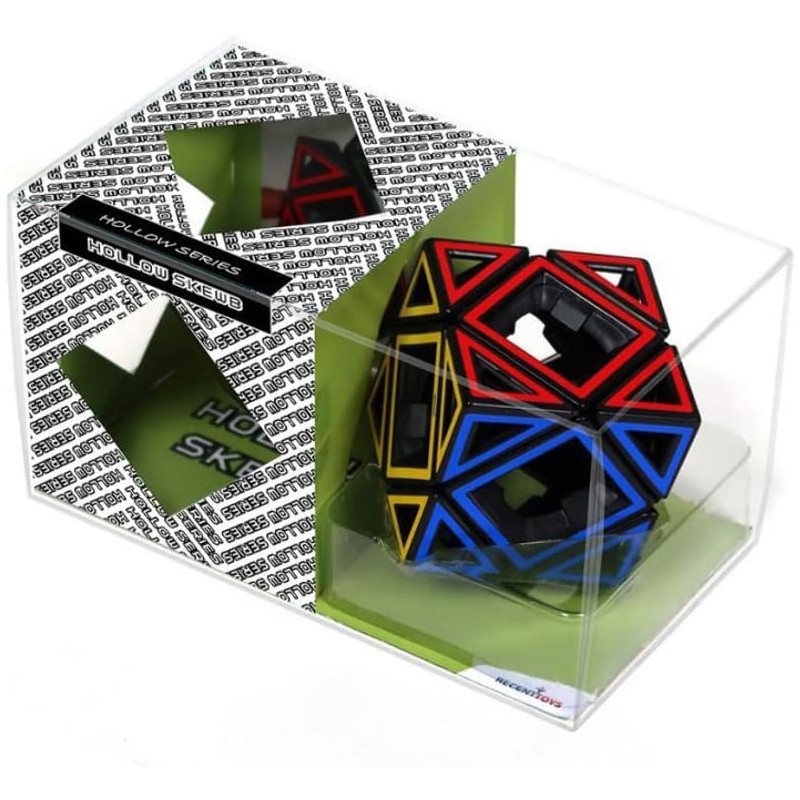 Recentoys 5098. Hollow Skewb Cube. Juego de Ingenio