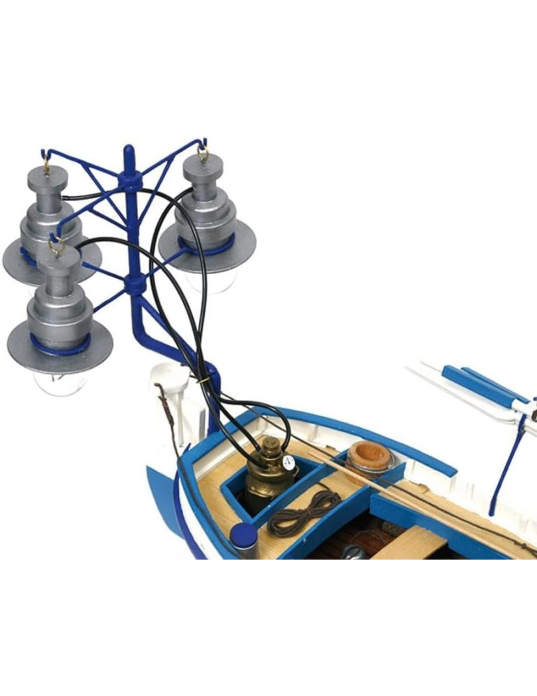 Occre 52002. Maqueta Barca de Luz Calella. Escala 1/15