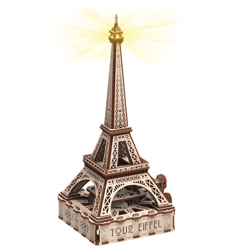 Mr. Playwood 205. Torre Eiffel con Luz. 163 piezas