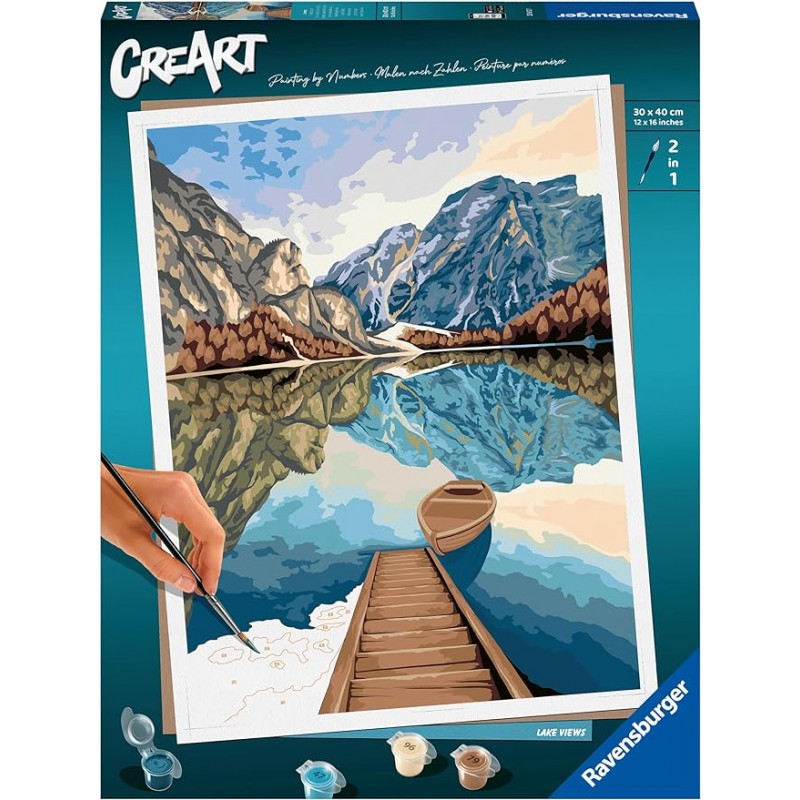 Ravensburger 23612. CreArt Lago de Montaña