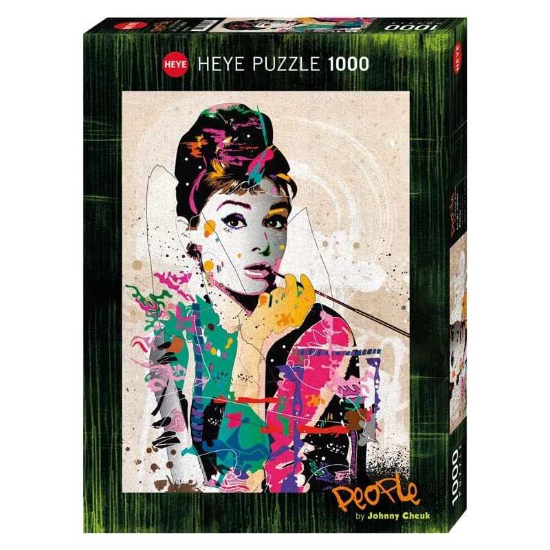 Heye 29684. Puzzle 1000 Piezas. Audrey  Hepburn