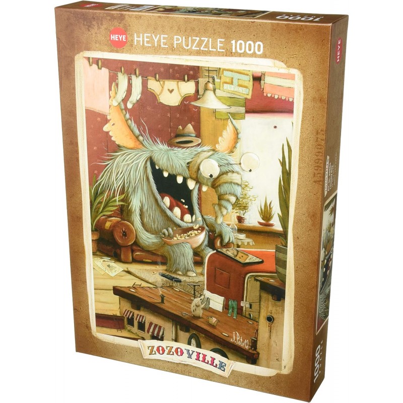 Heye 29865. Puzzle 1000 Piezas. Dia de Lavanderia. Zozoville