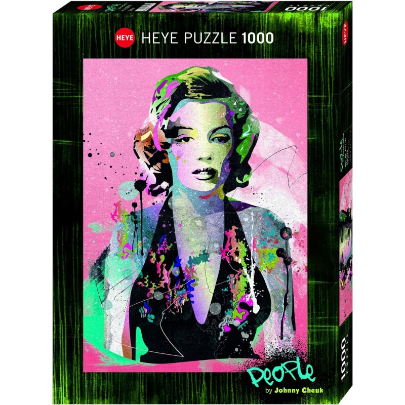 Heye 29710. Puzzle 1000 piezas. Marilyn. Johnny Cheuk