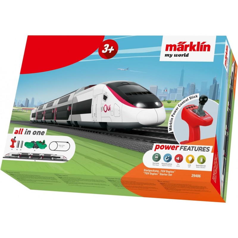 Marklin 29406. Set Iniciación H0 TGV Duplex