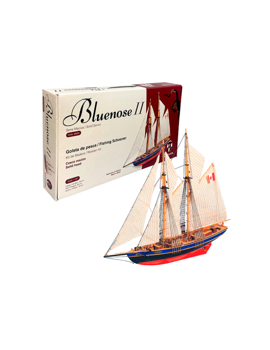 Everships 498003. Maqueta de barco en madera. Bluenose ll. Escala 1/135