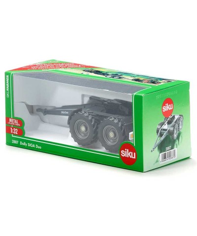 Siku 2887. 1/32 Remolque Dolly 2 ejes Siga Duo