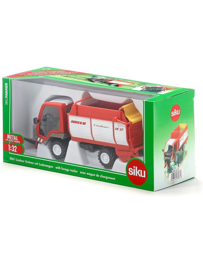 Siku 3061. 1/32 Camion Multifuncional Lindner Unitrac con Autocargador