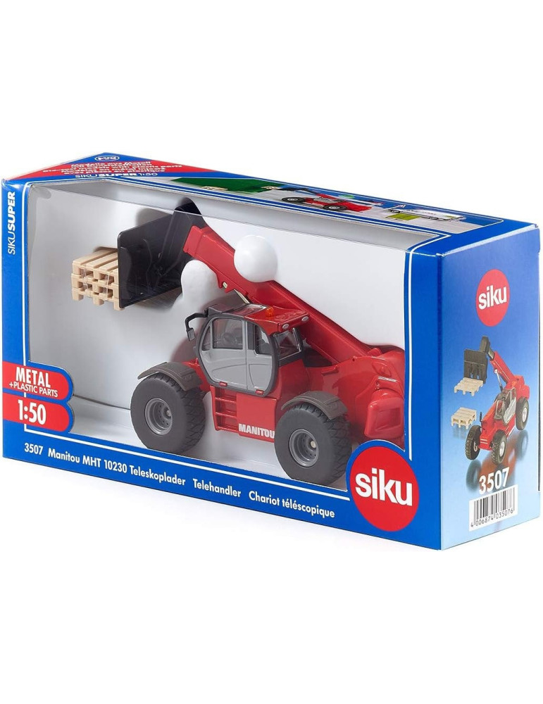 Siku 3507. 1/50 Pala Cargadora Telescópica Manitou MHT 10230