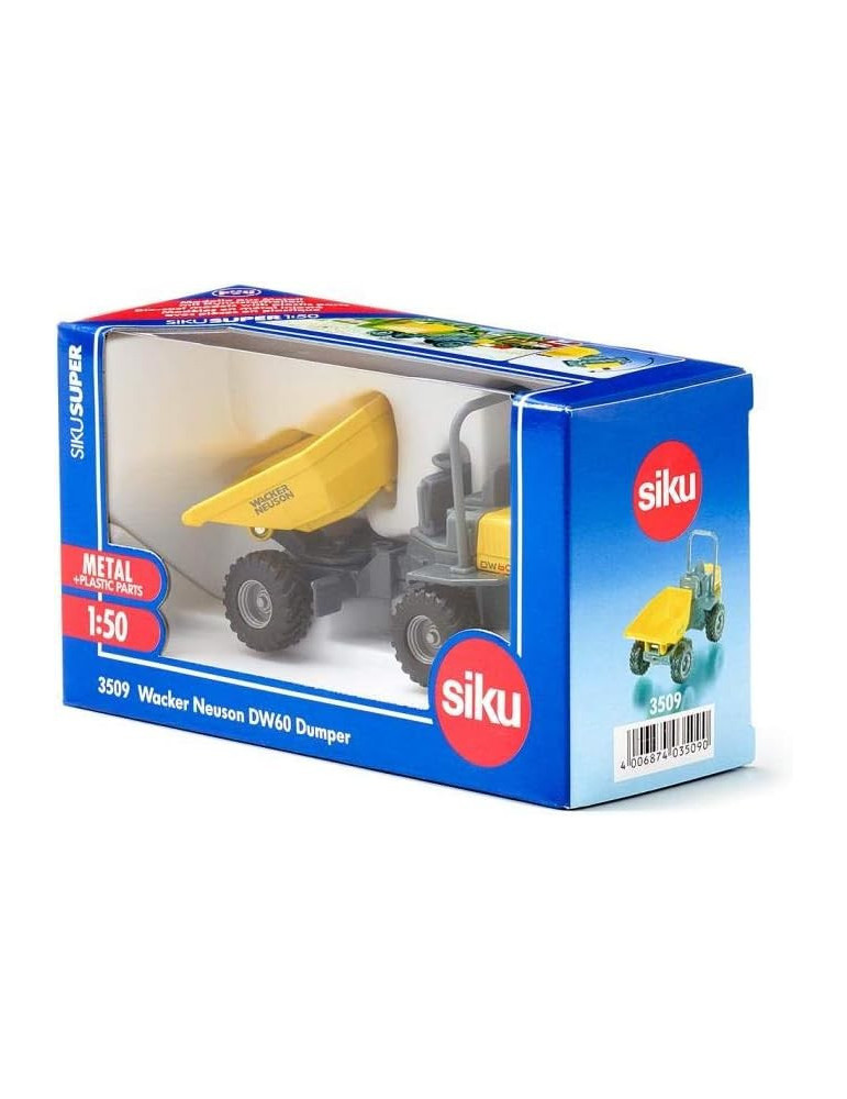 Siku 3509. 1/50 Volquete Wacker Neuson DW60. Remolque Abatible