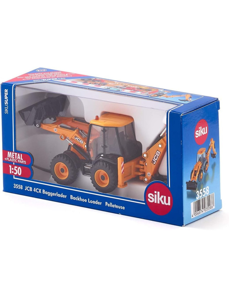 Siku 3558. 1/50 Retroexcavadora JCB 4CX