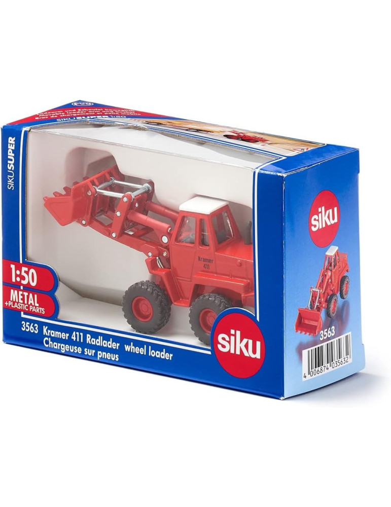 Siku 3563. 1/50 Pala Cargadora ruedas Kramer 411