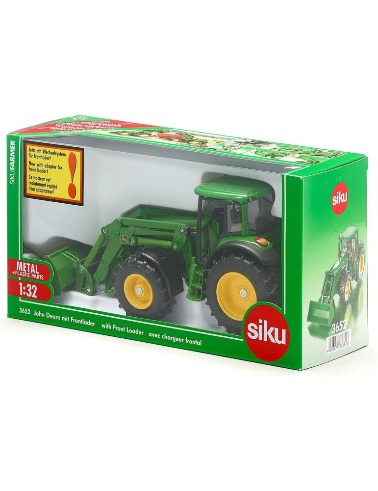 Siku 3652. 1/32 Tractor con Pala John Deere 6820