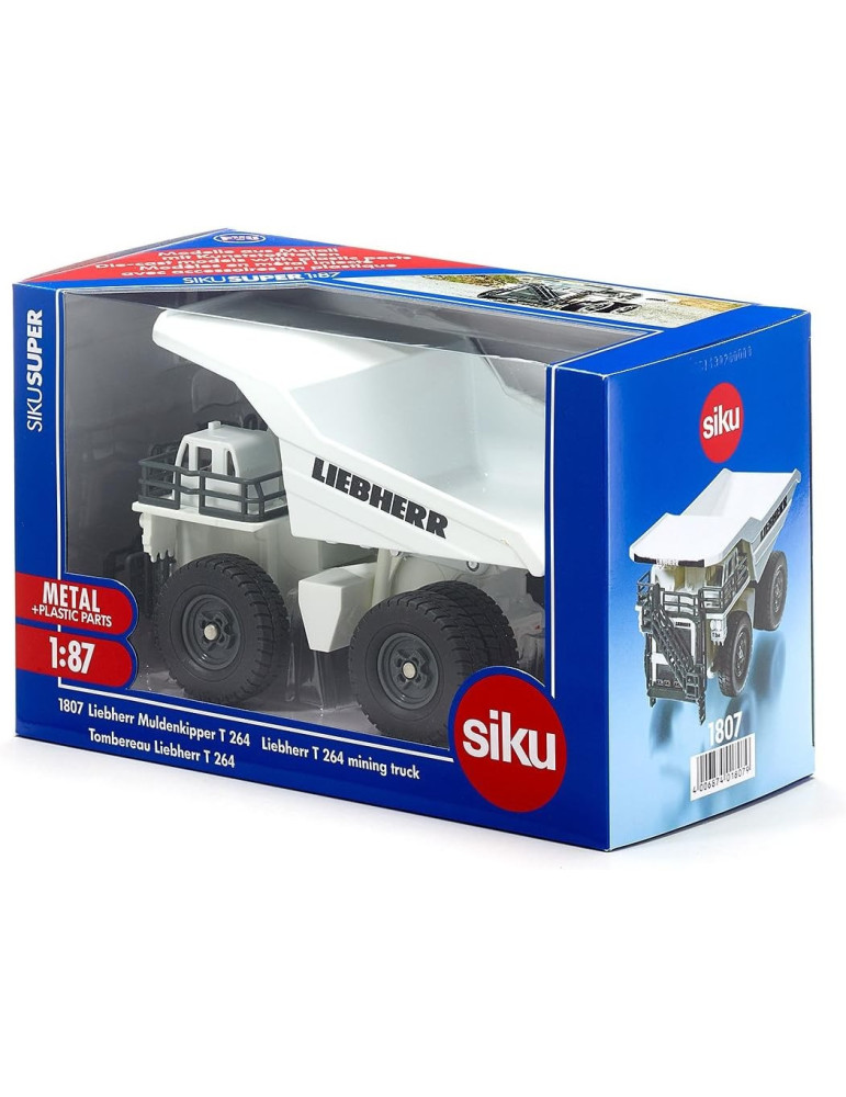 Siku 1807. 1/87 Camion Volquete Liebherr T264 Minero