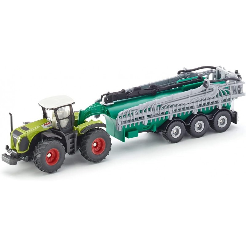 Siku 1827. 1/87 Tractor Claas Xerion con Remolque Cisterna