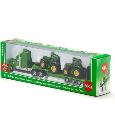 Siku 1837. 1/87 Camión con 2 Tractores John Deere