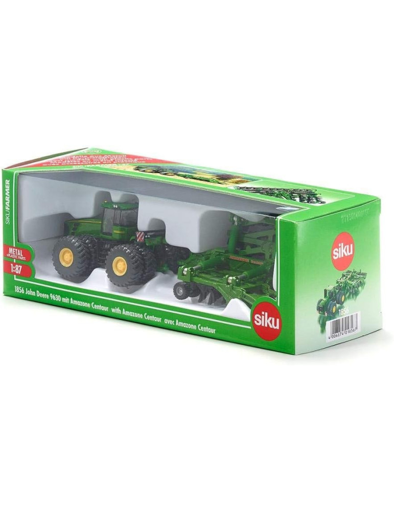 Siku 1856. 1/87 Tractor John Deere 9630 con Amazone Centaur