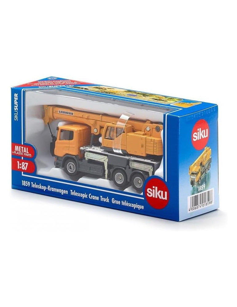Siku 1859. 1/87 Camión Grua Telescópica Liebherr