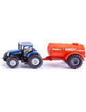 Siku 1945. 1/50 Tractor New Holland con Remolque Cisterna