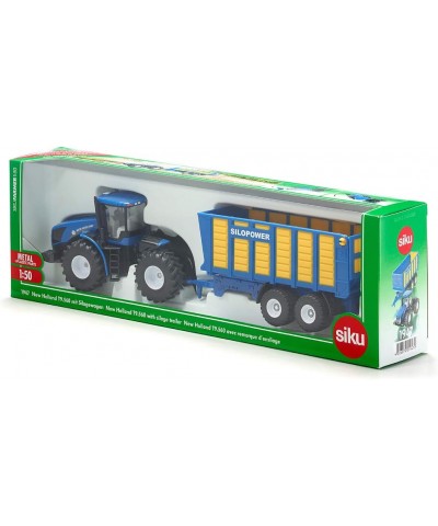 Siku 1947. 1/50 Tractor New Holland T9.560 con Remolque Ensilado