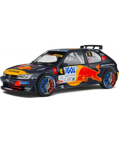 Solido S1808301. 1/18 Peugeot Maxi Red Bull Rally Montblanc 2021. Loeb/D. Elena