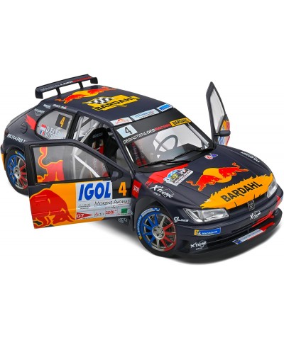 Solido S1808301. 1/18 Peugeot Maxi Red Bull Rally Montblanc 2021. Loeb/D. Elena