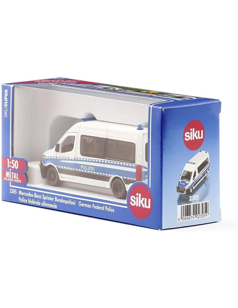 Siku 2305. 1/50 Furgoneta Mercedes Sprinter Policia Alemana
