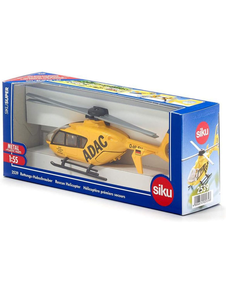 Siku 2539. 1/55 Helicóptero de Rescate ADAC
