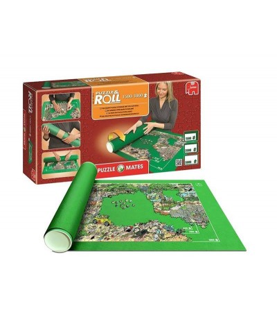17691 Jumbo. Pack Puzzle Roll 3000 XXL. Tapete universal para transportar/guardar puzzles hasta 3000 piezas + Pegamento puzzles