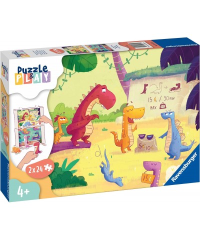 Ravensburger 05675. Puzzle 2x24 Piezas. Dinosaurios