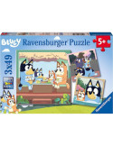 Ravensburger 05685. Puzzle 3x49 Piezas. Bluey