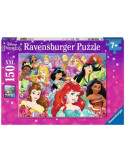 Ravensburger 12873. Puzzle 150 Piezas XXL. Princesas Disney
