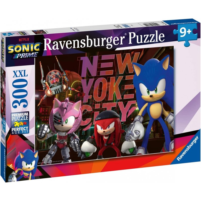 Ravensburger 13384. Puzzle 300 Piezas XXL. Sonic Prime
