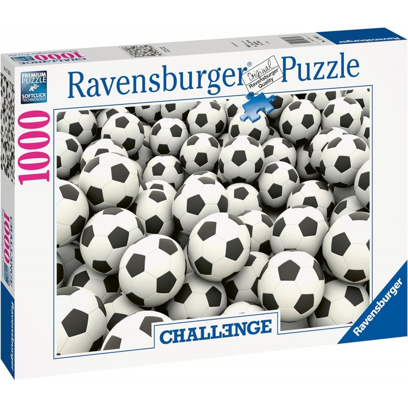 Ravensburger 17363. Puzzle 1000 Piezas. Campeonato de Fútbol