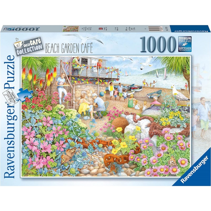 Ravensburger 17479. Puzzle 1000 Piezas. Cafetería en la Playa