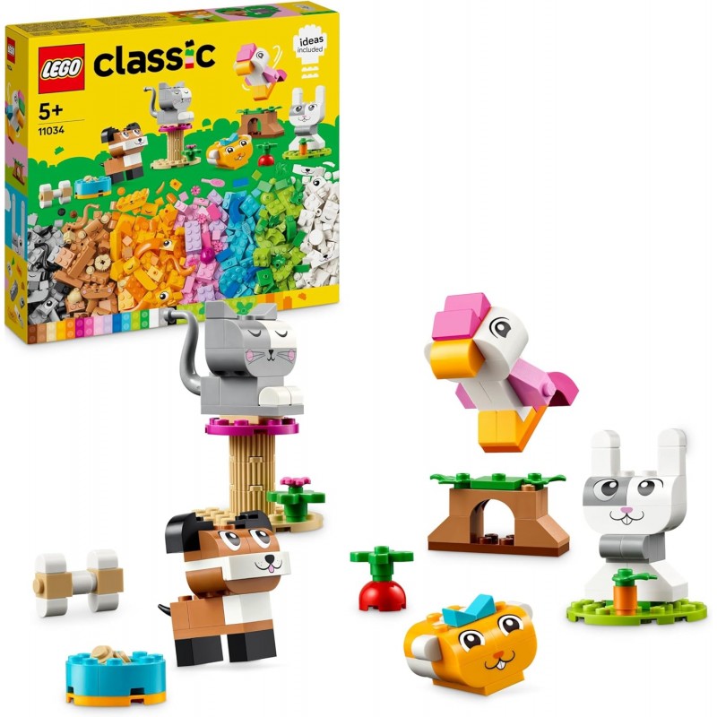 Lego 11034. Mascotas Creativas. 450 Piezas