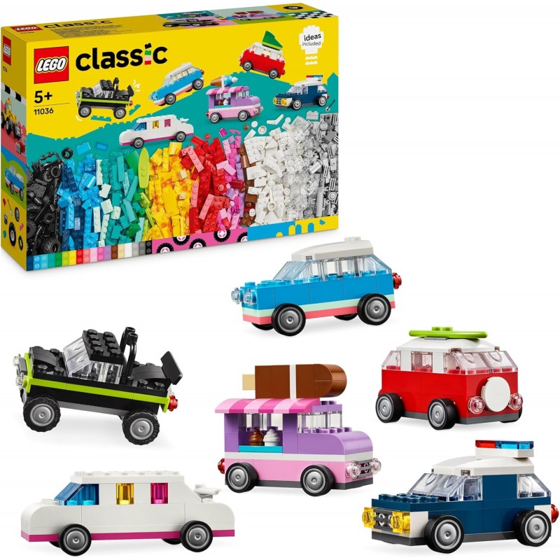 Lego 11036. Vehículos Creativos. 900 Piezas