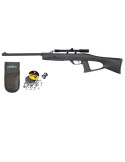 Carabina Perdigón Gamo Deltafox GT 3 Julios + Visor 4x20. 4,5mm. + Funda + Balines. 23054/38203
