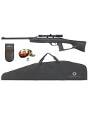 Carabina Perdigón Deltafox GT 3 Julios + Visor 4x20. 4,5mm. + 2 Fundas + Balines. 23054/38203
