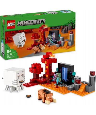 Lego 21255. Minecraft. La Emboscada en el Portal del Nether. 352 Piezas