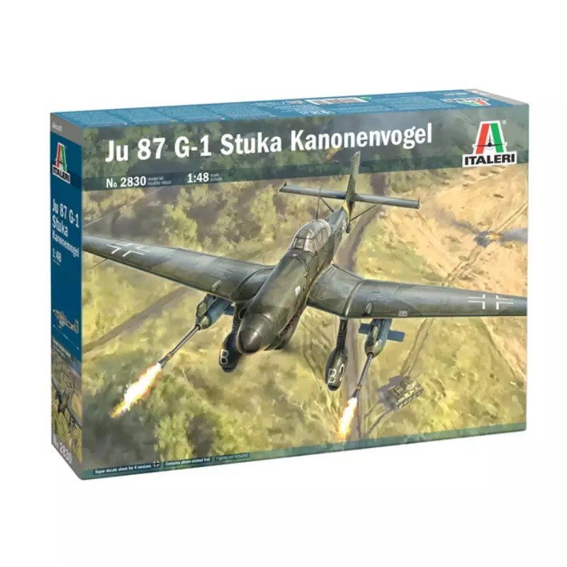 Italeri 2830. 1/48 Avion Junker JU-87 G-1 Stuka Kanonenvogel