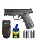 Pistola Airsoft M9-A1 6mm Co2 + Funda + Bolas + Co2. 2 Julios de Potencia. 21993/23054/29318