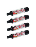 Pack 4 Bombonas Gas C02 88gr desechable, Especial carabinas, Airsoft.