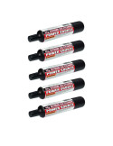 Pack 5 Bombonas Gas C02 88gr desechable, Especial carabinas, Airsoft.
