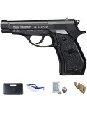 RD Compact Gamo Red Alert Pistola Full Metal + maletín + Accesorios. Arma de balines (perdigones BB's de Acero Cal 4.5mm) y CO2