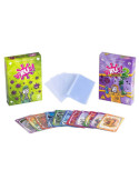 Tranjis Games. Pack Juego de Cartas Virus + Virus 2 + 200 Fundas. Edicion Española. +8 años