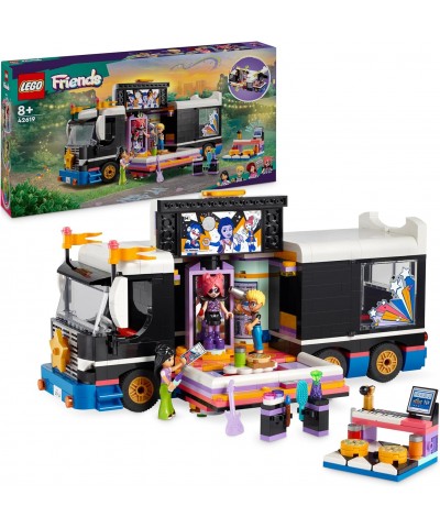Lego 42619. Friends. Autobús de Gran Gira Musical. 845 Piezas