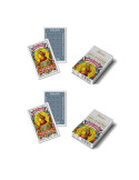 Pack 2ud. Baraja española Fournier. Calidad casino. 50 cartas d plastico lavable