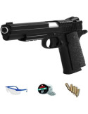 KWC Pack Pistola de Aire comprimido 1911 - Arma de CO2 y balines BBS (perdigones de Acero) Full Metal3,5J