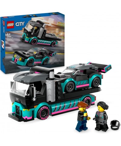 Lego 60406. City. Coche de Carreras y Camión de Transporte. 328 Piezas